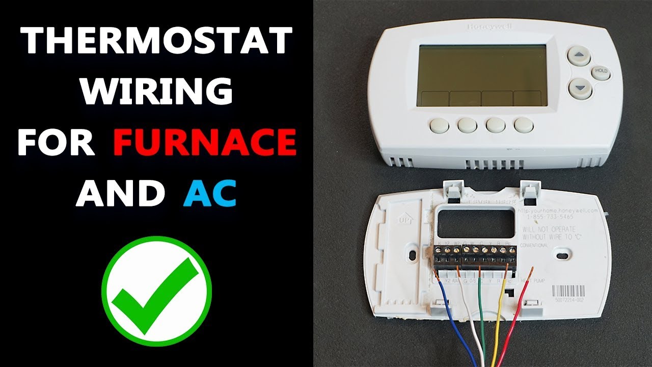 Basic Thermostat Wiring - How To Wire HVAC Thermostat - YouTube