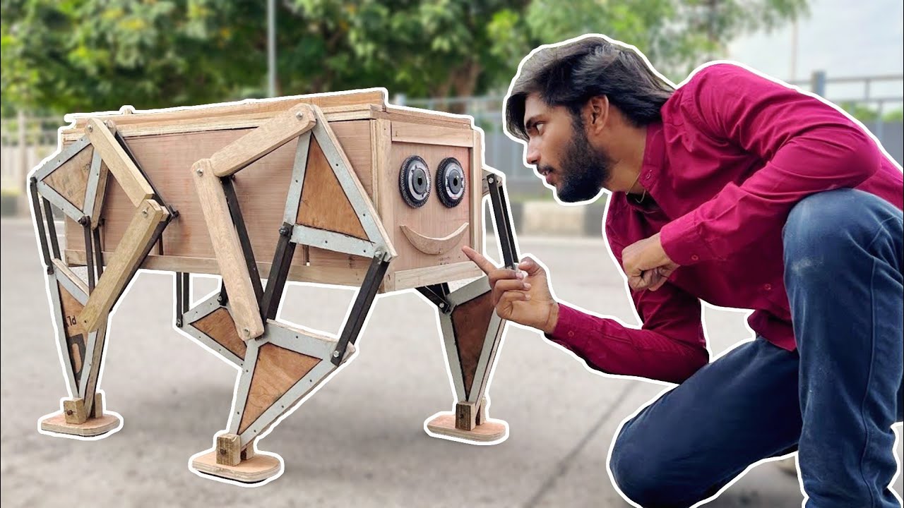 How To Make Walking Robot At Home Creativescienceofficial Youtube