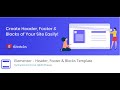 How to create custom header with Elementor | Elementor Pro Header Tutorial