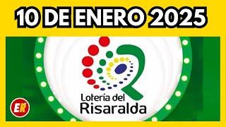 Resultado de la LOTERIA DE RISARALDA del viernes 10 de enero  de 2025 💫✅💰