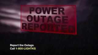 What happens when you report an outage