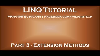 Part 3 Extension Methods in C#