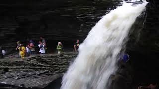 Ο μεγάλος καταρράκτης στο εθνικό πάρκο Watkins Glen.