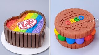 My Favorite Rainbow Cake Decorating For Cake Lovers | Satisfying Cakes | Chocola