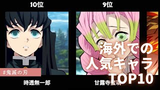 【鬼滅の刃】海外での人気キャラランキングTOP10【海外の反応】