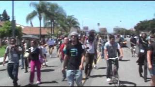 Raw Video: 9 Arrests in Anaheim Protests