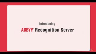 ABBYY FineReader Server High Volume OCR and Document Capture Introduction