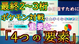 未来あるポケモントレーナーへ。ポケモン対戦で重要な「4つの要素」の上達方法を教えます。【ポケモンSV 座学①】