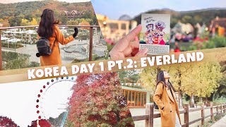 KOREA VLOG D1 p2: EVERLAND THEME PARK (Moonlight Parade + Fireworks) ❤︎ | Emmy Lou