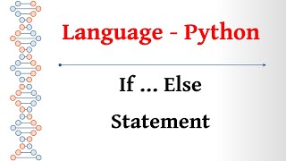 Language Tamil - Python If ... Else Statement