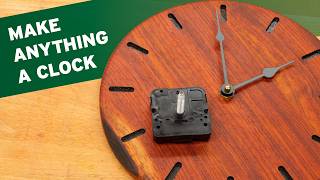 How to Make a Wall Clock: Clock Mechanism Installation Tutorial