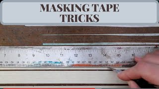 Using Masking Tape For Curves in Painting
