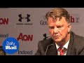 Louis van Gaal gives nothing away on mystery striker - Daily Mail