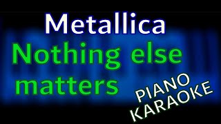 Metallica - Nothing Else Matters PIANO KARAOKE by Kamilogram