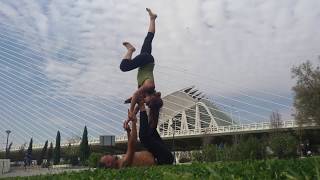 Acroyoga washing machine beginner