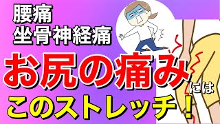 【お尻の痛み・しびれ】股関節を柔らかくして坐骨神経痛を解消！腰痛・脊柱管狭窄症にも効果あり！