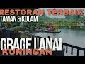 GRAGE LANAI RESTORAN TERBAIK DIKUNINGAN DENGAN TAMAN CANTIK & KOLAM IKAN SERTA MAKANAN ENAK