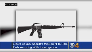 Sheriff's Office Searching For Missing Assault Weapon