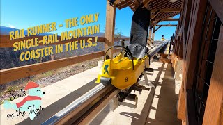 Anakeesta Rail Runner POV - Mountain Coaster Gatlinburg - Gatlinburg Tennessee Vlog