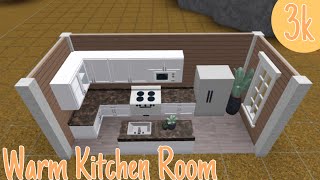 Welcome To Bloxburg Standard Kitchen Speed Build