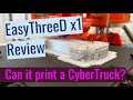 Can it print a CyberTruck? Easythreed x1 Review