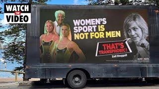 Swimming Australia hits out over trans billboard from conservative activist group Advance