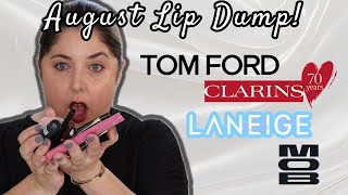 NEW LIP PRODUCTS from TOM FORD, CLARINS, LANEIGE & MOB BEAUTY!