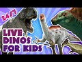 🔴🦖 Live Dinos for Kids  🦖 Full Episodes 🦕 Livestream Family Dinosaurs | LIVE 24/7🦖@DinoKids