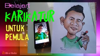 Belajar Menggambar Karikatur Wajah buat Pemula