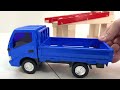 marble run race ☆ haba slope u0026 ambulance garbage truck dump truck asmr