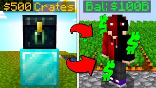 Opening $500 OP Crates on Minecraft Skyblock Server!!