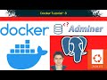Create Multi-Container App with PostgreSQL & Adminer using Docker 🐳 Step-by-Step Guide #docker