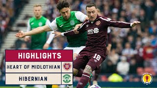 HIGHLIGHTS |  Heart of Midlothian 2-1 Hibernian | 2021-22 Scottish Cup Semi-Final