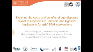 STRIVE Learning Lab 76:  Age-disparate sex and HIV risk in Tanzania and Uganda