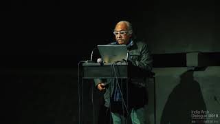 Photographer Bharath Ramamrutham speaking at IAD2018