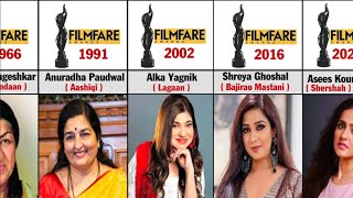 Filmfare awards For best female singers ( 1959-2023 )ll with movie name