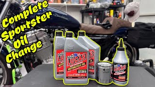 Complete Oil Change for your Harley Davidson SPORTSTER