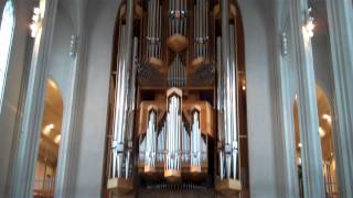 Inside Hallgrimskirkja Church, Iceland