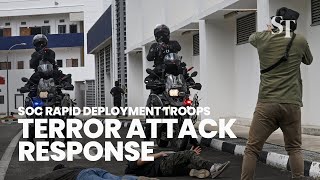 SOC Rapid Deployment Troops demonstrate response to a terrorist attack