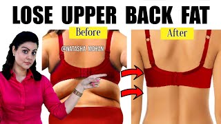 1 Minute To Reduce Upper Back Fat + Bra Bulge Permanently ( Easy + No Equipment Needed )