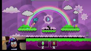 How to Beat Xstep and Blast Processing and Geometrical Dominator in Geometry Dash Practice Mode