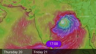 Gfs model indicated strong system in bay of bengal