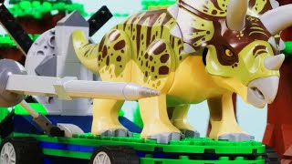 LEGO Experimental Triceratops Vehicle FAIL! | STOP MOTION | Billy Bricks