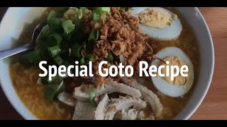 Filipino Special Goto lugaw Recipe ( Bangski Version)