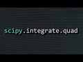 Numerical Integrals in Python