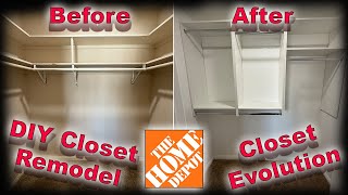 DIY Closet Remodel With Home Depot's Closet Evolution - How To and Honest Review