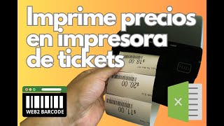 Cómo imprimir etiquetas de precios desde un EXCEL o CSV con tu impresora de tickets o recibos