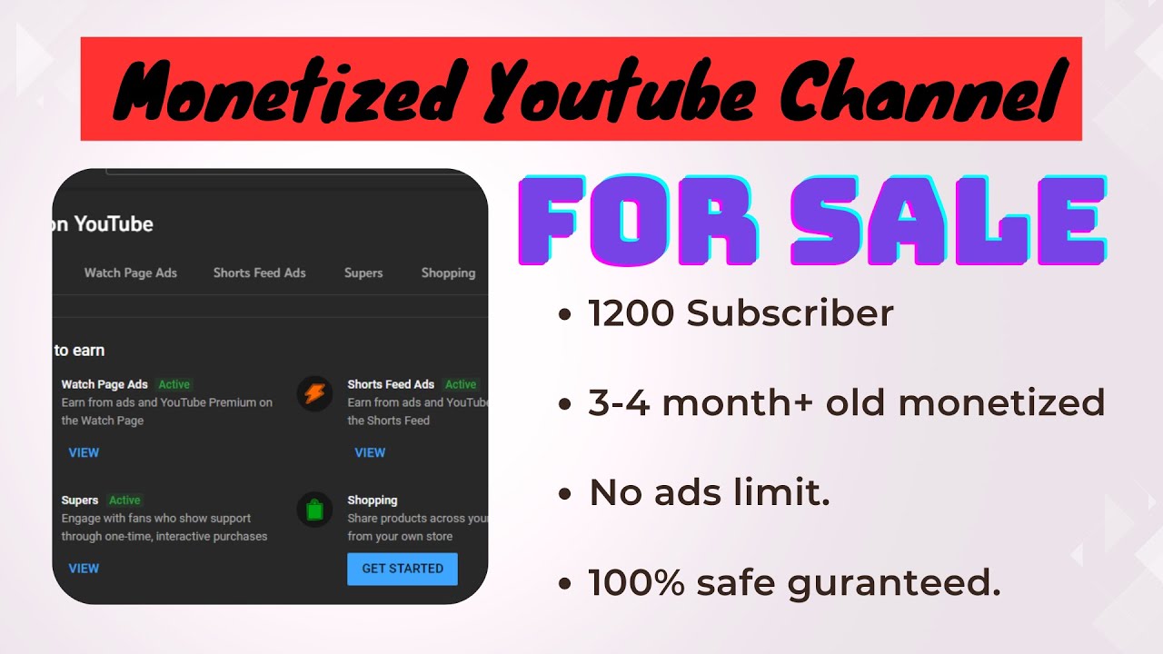 Monetized Channel Youtube Monetized Channel Youtube