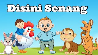 Disini Senang Disana Senang - Kalau Kau Suka Hati Tepuk Tangan - Lagu Anak Lucu - Lagu Anak Anak