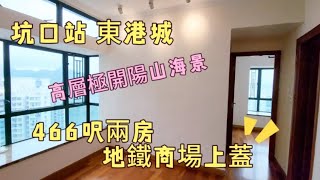 🎊坑口站東港城高層極開陽山海景 466呎兩房近地鐵站和大型商場📲 56217543 Vicky 💁‍♀️ #東港城 #上車投資收租